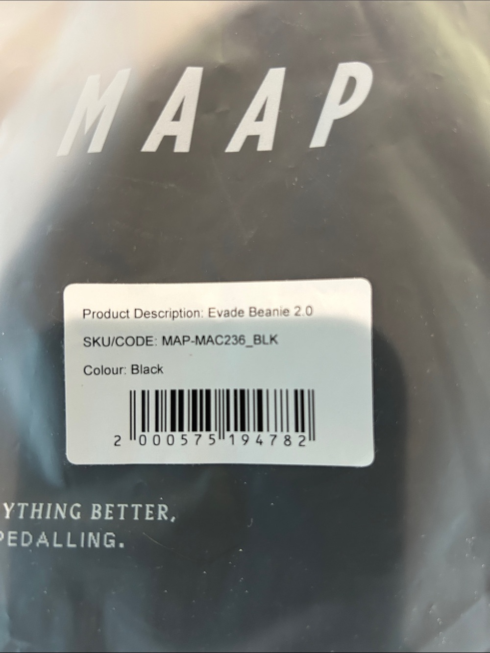 MAAP Evade Beanie 2.0 - Black - Picture 3 of 3